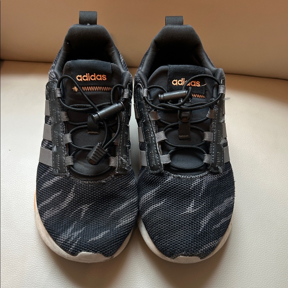 Adidas Kids Black and White Sneakers